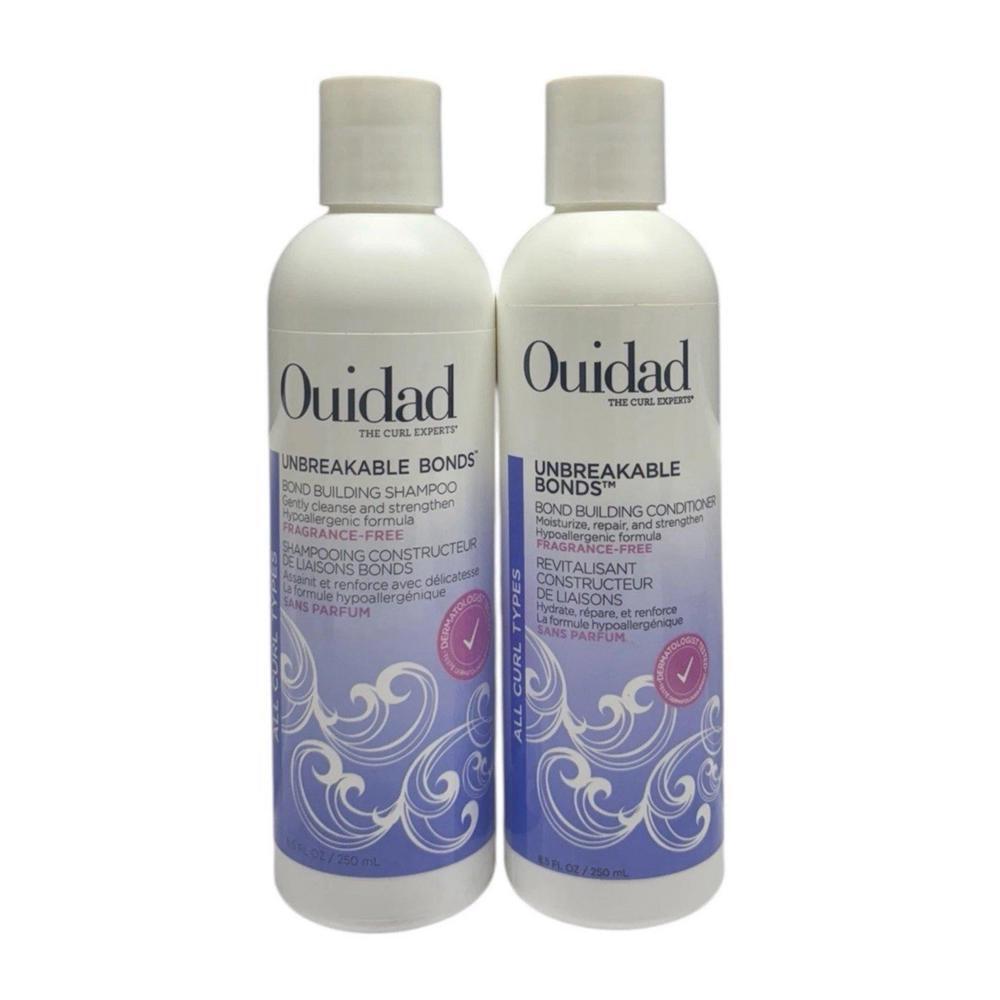 New Duo Ouidad Unbreakable Bonds Building Shampoo & Conditioner Curl 8.5oz Set